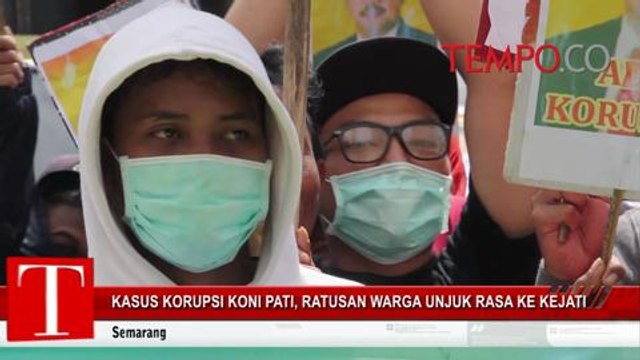 Kasus Korupsi KONI Pati, Ratusan Warga Unjuk Rasa ke Kejati