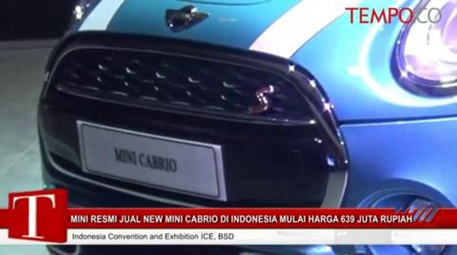 MINI Resmi Jual New MINI Cabrio Di Indonesia Mulai harga 639 Juta Rupiah
