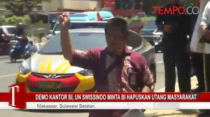Demo Kantor BI, UN Swissindo Minta BI Hapuskan Utang Masyarakat