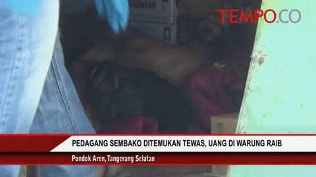 Pedagang Sembako Ditemukan Tewas, Uang di Warung Raib