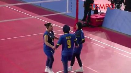 Download Video: PON XIX: Tim Takraw Putri Riau Tundukkan Tim Sulsel