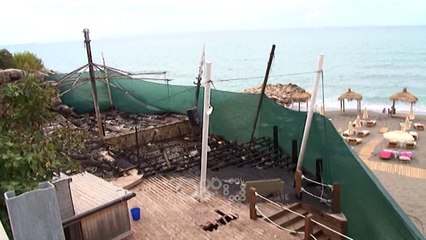 RTV Ora - Digjet sërish lokali i njeriut që denoncoi skandalin e tokave tek Rana e Hedhun