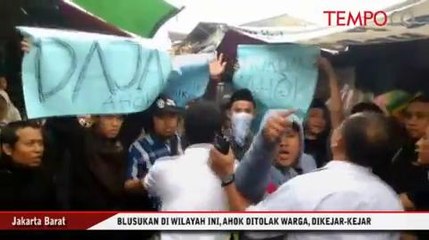 Blusukan di Wilayah Ini Ahok Ditolak Warga, Dikejar-kejar