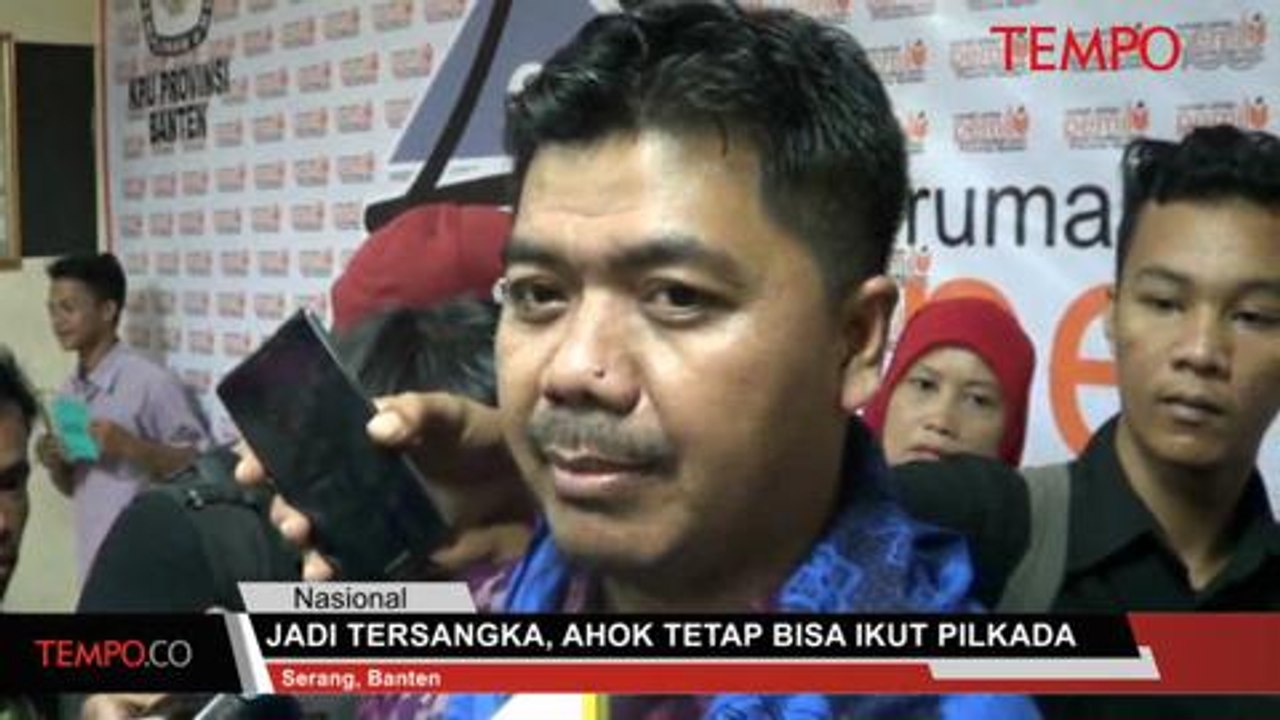 Jadi Tersangka, Ahok Tetap Bisa Ikut Pilkada