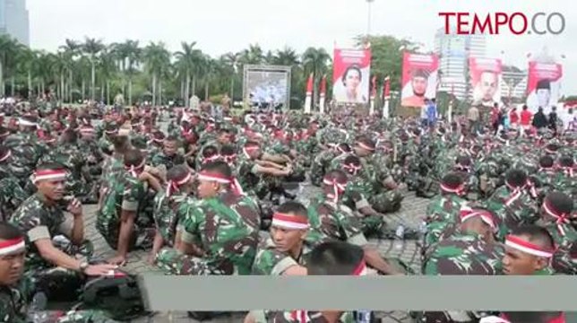 Pedagang Laris Manis di Monas pada Acara Ini