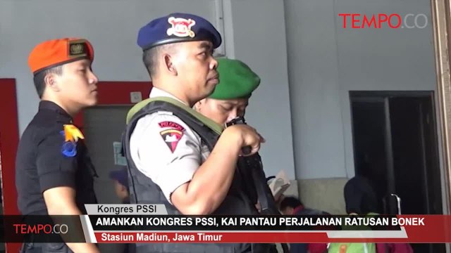 Amankan Kongres PSSI, KAI Pantau Perjalanan Ratusan Bonek