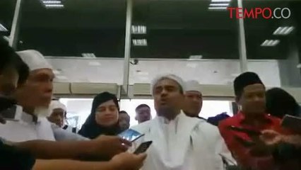 Sampaikan Aspirasi ke DPR, Ini yang Dikatakan Rizieq Shihab