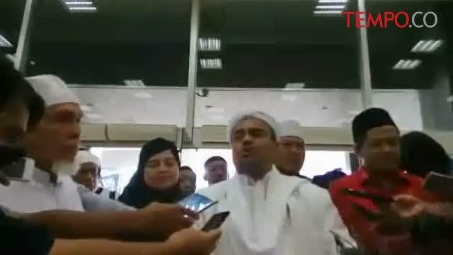 Sampaikan Aspirasi ke DPR, Ini yang Dikatakan Rizieq Shihab