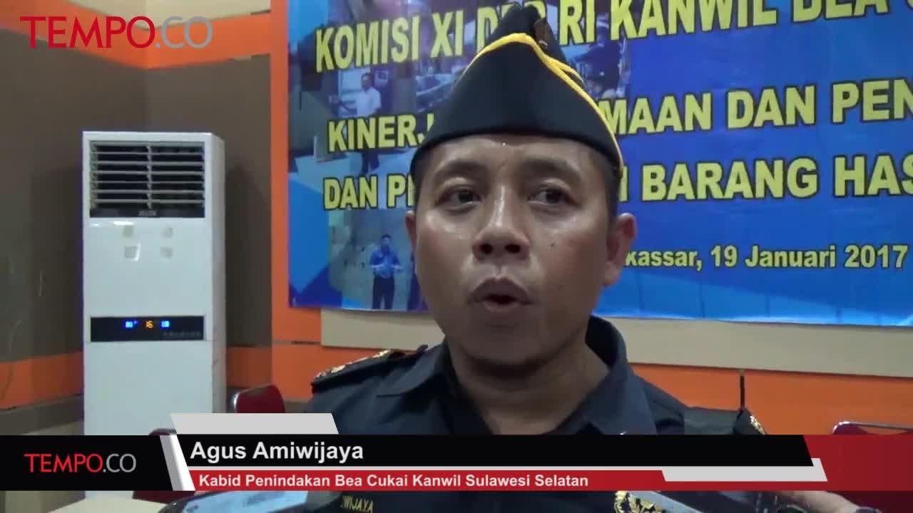 Bea Cukai Sulawesi Selatan Musnahkan Puluhan Botol Miras dan Jutaan Rokok Ilegal