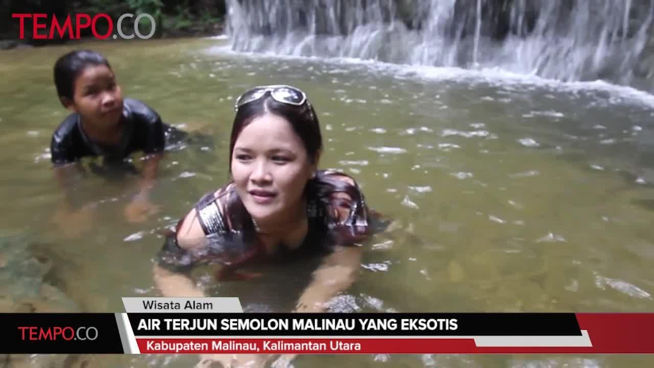 Air Terjun Malinau yang Eksotis