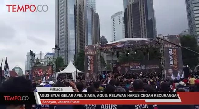 Agus-Sylvi Gelar Apel Siaga, Agus: Relawan Harus Cegah Kecurangan