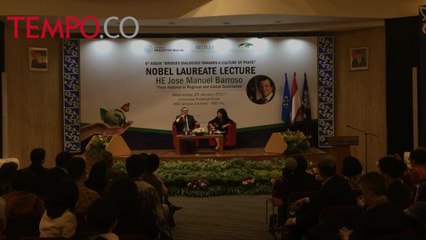 Former EU President Talks of Peace, Governance and Globalisation