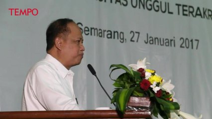 Menristekdikti Mewajibkan Semua Rektor Untuk Hindari Kekerasan
