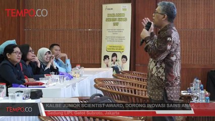 Kalbe Junior Scientist Award, Dorong Inovasi Sains Anak