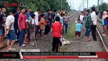 Bocah Tewas Diduga Tertabrak Kereta Saat Bermain