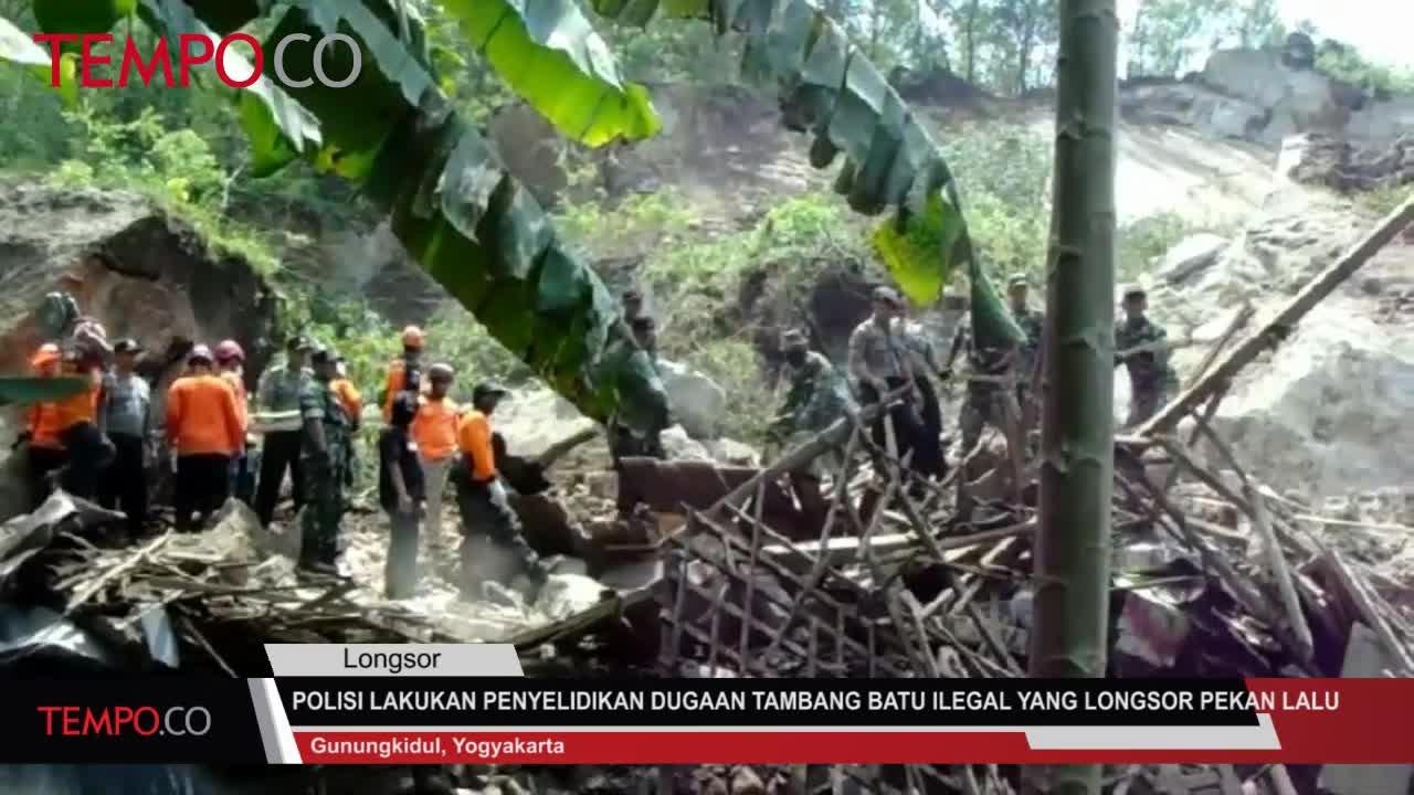 Polisi Lakukan Penyelidikan Dugaan Tambang Ilegal Yang Longsor Pekan Lalu