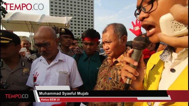 Kasus E KTP: BEM SI Beri Dukungan ke KPK Usut Tuntas Korupsi E KTP