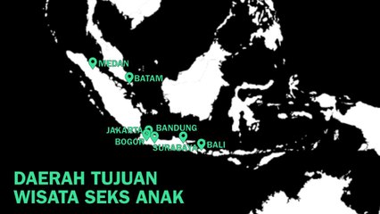 Indonesia, Destinasi Pemangsa Anak
