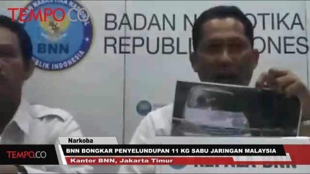 BNN Bongkar Penyelundupan 11 Kg Sabu Jaringan Malaysia