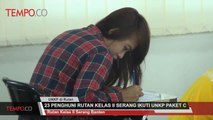 23 Penghuni Rutan Kelas II Serang Ikuti UNKP Paket C