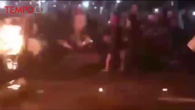 Mobil Terbakar di Dekat Pimpinan FPI Rizieq Syihab