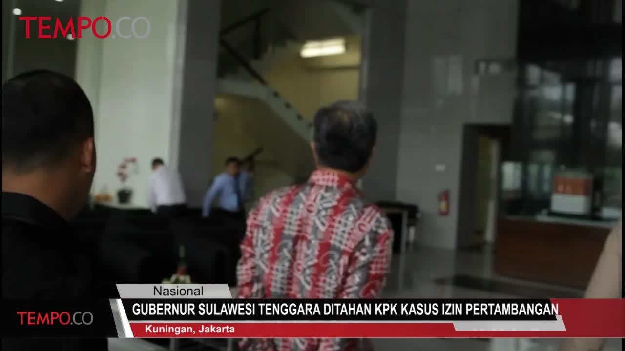 Gubernur Sulawesi Tenggara Ditahan KPK Kasus Izin Pertambangan