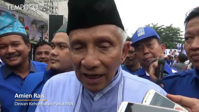 Ini Pesan Amien Rais untuk Calon Gubernur Riau yang Diusung