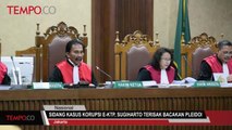 Sidang Kasus Korupsi E-KTP, Sugiharto Terisak Bacakan Pleidoi