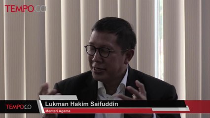 Menteri Agama Lukman Saifuddin: Perppu Ormas Tidak Otoriter