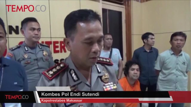 Polda Sulsel Bekuk Bandar Narkoba Bersenjata Api