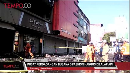 Pusat Perdagangan Busana D`Fashion Hangus Dilalap Api