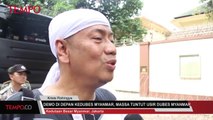 Demo di Depan Kedubes Myanmar, Massa Tuntut Usir Dubes Myanmar