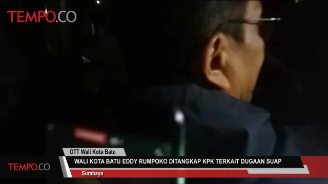 Wali Kota Batu Eddy Rumpoko Ditangkap KPK Terkait Dugaan Suap