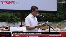 Puluhan Ton Gula Rafinasi dan Daging Beku Dimusnahkan