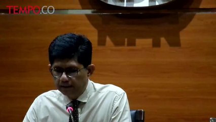 Wakil Ketua KPK Laode M. Syarif menggelar konferensi pers