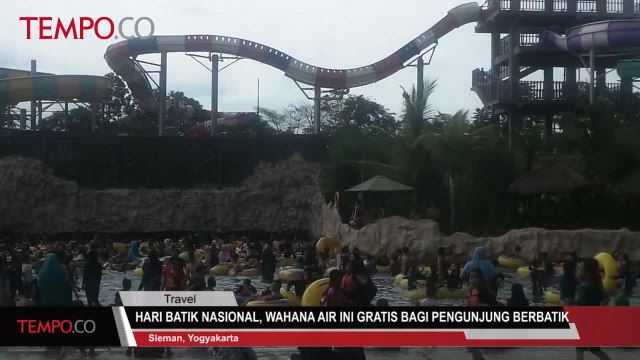 Hari Batik Nasional, Wahana Air Ini Gratis Bagi Pengunjung Berbatik