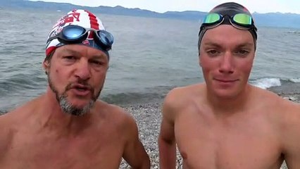 Deux nageurs vont traverser le Léman pour la bonne cause