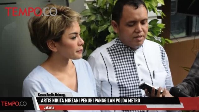 Nikita Mirzani Penuhi Panggilan Polda Metro Jaya