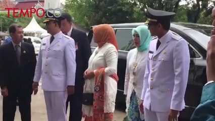 Anies Baswedan dan Sandiaga Uno Tiba di Istana