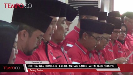 PDIP Siapkan Formulir Pemecatan Bagi Kader Partai yang Korupsi