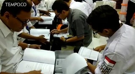 Suasana KPU Pasca Pendaftaran Ulang Partai Politik Usai Sidang di Bawaslu