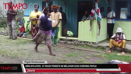10 Tahun Pendeta Ini Melayani Suku Korowai Papua