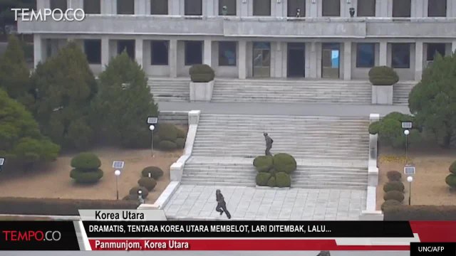 Dramatis, Tentara Korea Utara Membelot, Lari Ditembak Lalu...