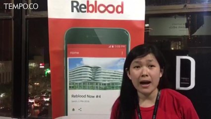 Reblood, Aplikasi Startup 'Darah' dari Generasi Milenial