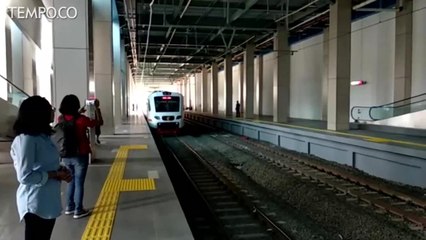 Download Video: Uji Coba Kereta Bandara Soekarno Hatta, Tarif Dipatok Rp 30 Ribu