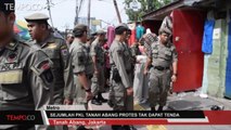 Sejumlah PKL Tanah Abang Protes Tak Dapat Tenda
