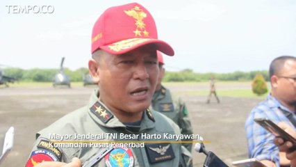 Penerbad Pamerkan Helikopter Serbu Apache dan Mi
