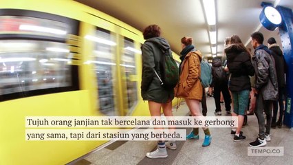 Hari Tanpa Celana di Stasiun Bawah Tanah Dunia