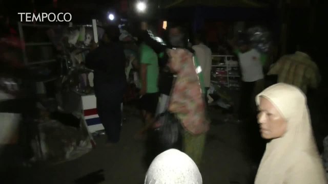 Korsleting Listrik, Pasar di Bekasi Terbakar, 120 Kios Ludes