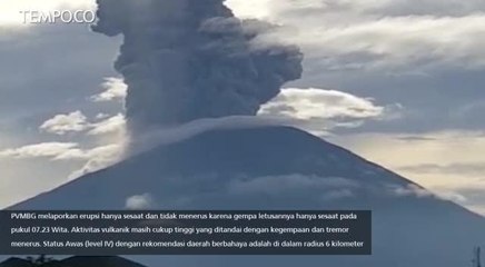 Gunung Agung Erupsi Lagi, Bandara Ngurah Rai Aman